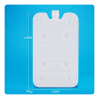 Refillable Ice Brick Food-Grade Hard Shell Freezer Block Leak-Proof for Camping