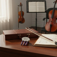 Lowers Volume Metal Violin Mute Full Muting Violin Practice Mute Rubber Covered Sound Dampener Easy to Attach