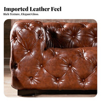 Chesterfield Sofa Traditional design Chesterfield Settee Deep Button Tufting timeless Design for Interior Designers, Villa