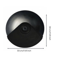 12 Inch Electronic Cymbal Anti-Slip Electric Drum Cymbal Pad Metal Construction Percussion Accessory for Studio Audio Production