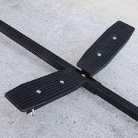 Portable Boat Trailer Pneumatic Wheels Marine Transport Rear Support Brackets