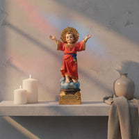 Infant of Bohemian Statue Resin Holy Child Figurine Gift for Catholics