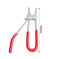 Wide Compatibility Brake Hose Pinch-Closed Tool Non-Damaging Clamping Hose Pinch Closed Pliers Set Secure Tightness Fuel Line Clamp Pliers Long-Lasting Metal Construction for Mechanics, DIY Enthusiasts, Workshop, Garage