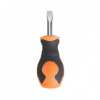 Textured Grip Mini Screwdriver Chrome Vanadium Steel Short-Handle Screwdriver for Tight Confined Areas