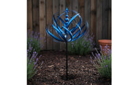 Blue Wind Decorative Outdoor Decor Effortless Rotation for Lawn