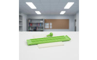 Plastic Foldable Braille Board Metal Tip Accessibility Tool for Blind People