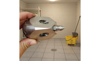 High Pressure Piercing Spray Head Stainless Steel Sewer Jetting Spray Head Pipe Unclogging Jetter Head Sturdy Duty