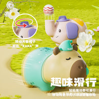 Electric Capybara Toy with Levitating Ball and Crawling Function