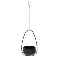 Teardrop Hanging Planter Smooth Painted Plant Holder Hook