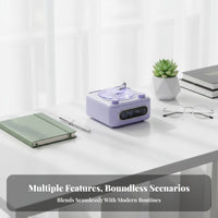 Vinyl Player Design Light Emitter Aurora Projection Night Light Water Wave