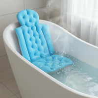 Full Body Bath Pillow Elastic Textile Bathtub Backrest Cushion Soft and Thick