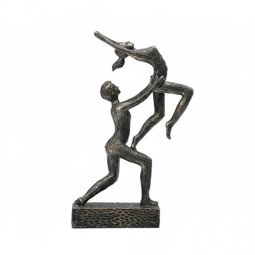 Dancing Figure Statue Elegant Gymnast Table Decor Ideal Gift for Office, Dancers