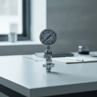 Pressure Gauge with Bleed Port DIN Port Tank Pressure Checker for Dive Technicians