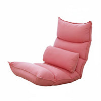 Adjustable Floor Lounger No Assembly Required Foldable Padded Chaise Lounge