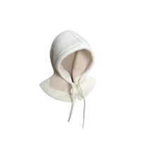 Lightweight Hooded Scarf Hat, Knit Hooded Scarf Hat, Warm Windproof Adjustable S #variant:['Beige']