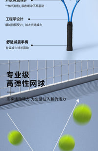 Tennis Trainer with Tether - Solo Practice Set for Beginners with Rebound Ball