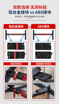 铝合金楼梯尺楼梯测量尺楼梯模板工具楼梯夹具工具 Stair Tread