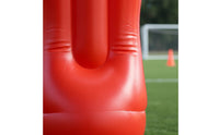 Inflatable Football Figure Portable Inflatable Human Figure Water Filled Base Training Punch Pillar for Beginners, Kids
