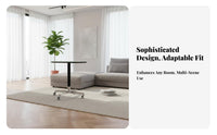 Adjustable Round Pedestal Table Minimalist Design Pedestal Drink Table Movable
