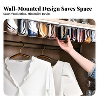 Wall Mounted Underwear Organizer Punch Installation Underwear Socks Organizer Space Saving Panty Storage Box for Men, Wardrobe, Bedroom, Washroom