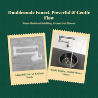 360° swivel wall faucet