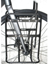 Aluminum Front Rack for Road Bikes with Quick Release or Thru-Axle Mounting