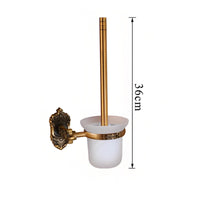 No-drill brass towel rack