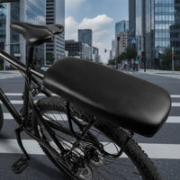 Easy to Install Passenger Seat with Mounting Base Sturdy Cycle Rear Seat Cushion Sturdy Bike Rear Rack Pad Soft for Passengers