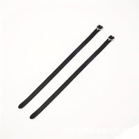Genuine Leather Spur Straps with Metal Buckle, Model 008, for Equestrian Use