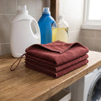 Quick Drying Microfibre Cloth and Cleaning Cloths, 30x30cm Microfibre Cloth with Hanging Loop, Pilling-Resistant Fabric for Universal Use