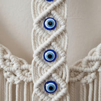 eye Wall Hanging Bohemian Handwoven Macrame Tassel Wall Hanging eye Tapestry for Bedroom