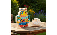 Interactive Robot Busy Board Educational Wooden Robot Toy Educational Busy Board with Switches Handheld for Toddlers, Preschoolers, Airplane, Classroom