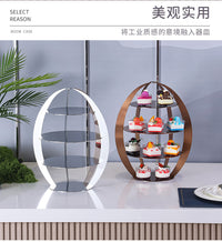 酒店不锈钢甜品台展示架冷餐茶歇宴会摆台下午茶水果盘蛋糕点心架