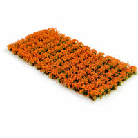 Scenery Mat with Flowers Dense Miniature Flower Cluster Low-Height for Modelers