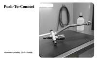 Easy Switching Stainless Steel Spray Adapter Rust and Pressure Washer Quick Connect Splitter Leak Proof