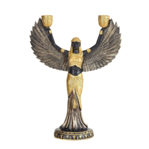 Ancient Figurine Tabletop Pharaonic Sculpture Statue Carved Ancient Statue for History Buffs, Display Cabinet