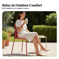 sectional Lotus Lounger Flower-Shaped Design paddinged Chaise Lounge Woven Texture Easy Maintenance for Designers, Courtyard
