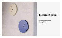 Silent Crystal Wall Clock Non-Ticking Modern Minimalist Clock Decorative for Living Room, Bedroom, Office