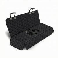 Waterproof Dog Car Seat Cover with Side Flaps Quilted Car Seat Cover with Mesh Window Nonslip Heavy-Duty for Dogs