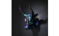 Decorative Guitar Hanger with Bull-Head Design Versatile Bull Head Guitar Hanger Multi-Functional Wall Ukulele Holder Strong for Home Studios, Music Rooms