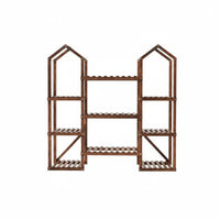 Multi-Level Planter Stand Artistic Design Tree-Shaped Pot Stand Space-Saving Easy Assembly for Gardeners, Office
