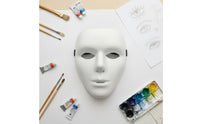 DIY Plastic Mask Paintable Surface Lightweight Comfort for Art Classes