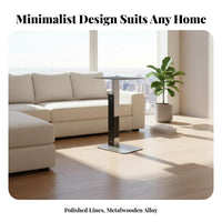 Rolling C-Table Minimalist and elegance Household Furniture Adjustable Height