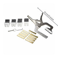 Handheld Fret Press Adjustable Neck Support Handheld Fretting Tool for Luthiers