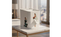 Creative Character Tissue Holder High Capacity Desktop Organizer for Living Room
