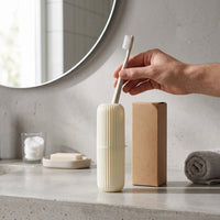 Portable Travel Toothbrush Holder and Mouthwash Cup Set