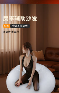 充气沙发一体成型多体位性爱辅助情趣沙发植绒面料SM情趣用品