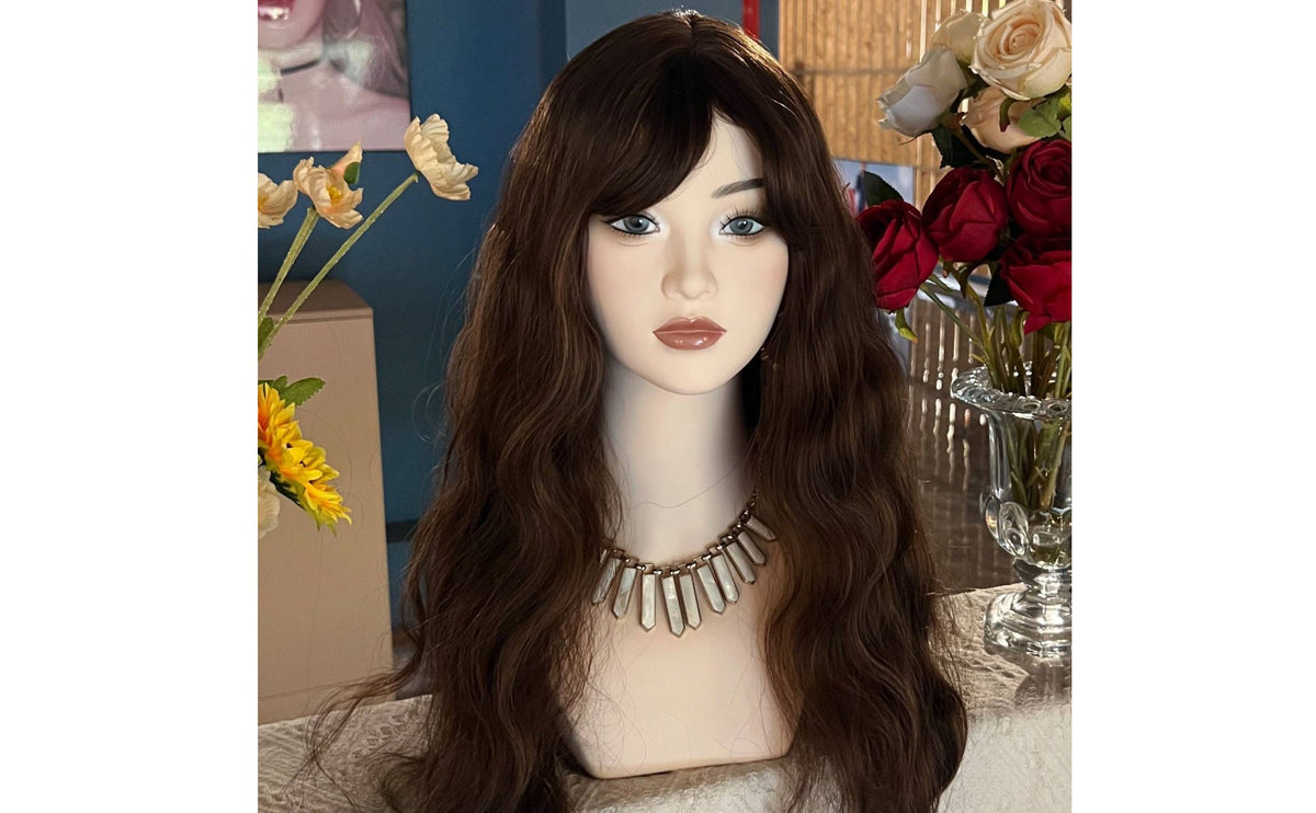 Hairpiece Display Head Lightweight Female Head Model Hat Display Bust for Beauty Shop