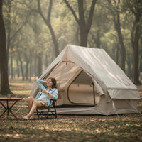 Easy Setup Inflatable House Tent Weatherproof Inflatable Tent Portable Shelter Breathable for Glampers, Families