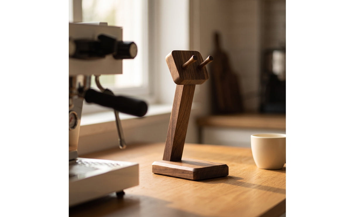 Portafilter Display Stand Countertop Portafilter Stand coffee Lovers, Coffee Bar